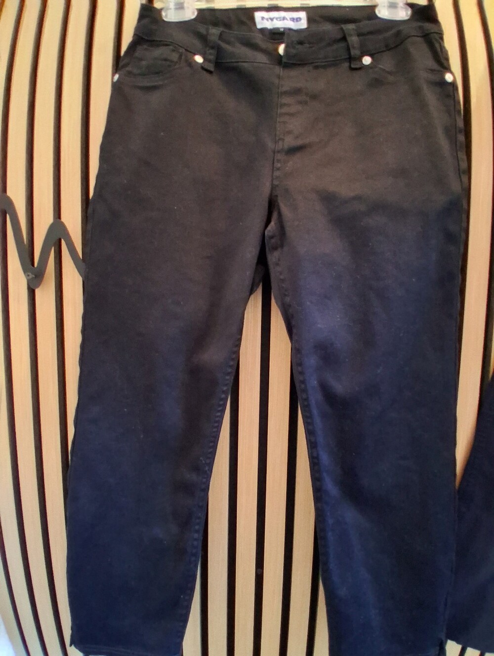 Peter Nygard Black Slim Straight Men's Jeans